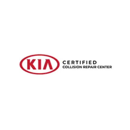 Image of the Kia certified collision repair center logo.